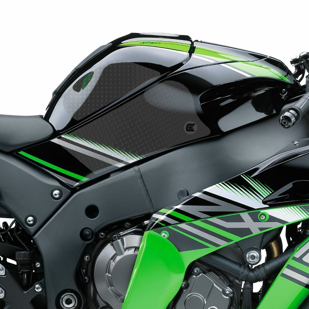 2011 + Kawasaki ZX10R Eazi-Grip Evo Tank Grips Traction Pads ZX-10R ZX-10RR - Clear