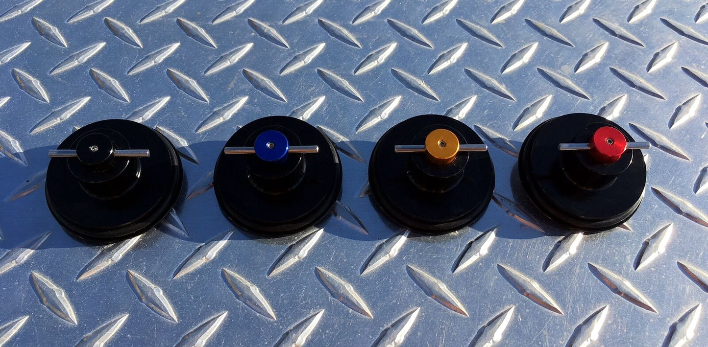 Kawasaki Release Quick Fuel Gas Cap - Z125 650R ER6n ZX6R Z750 Z900RS Z1000 ZX1000 ZX10R ZX14 ZX14R ~ Red