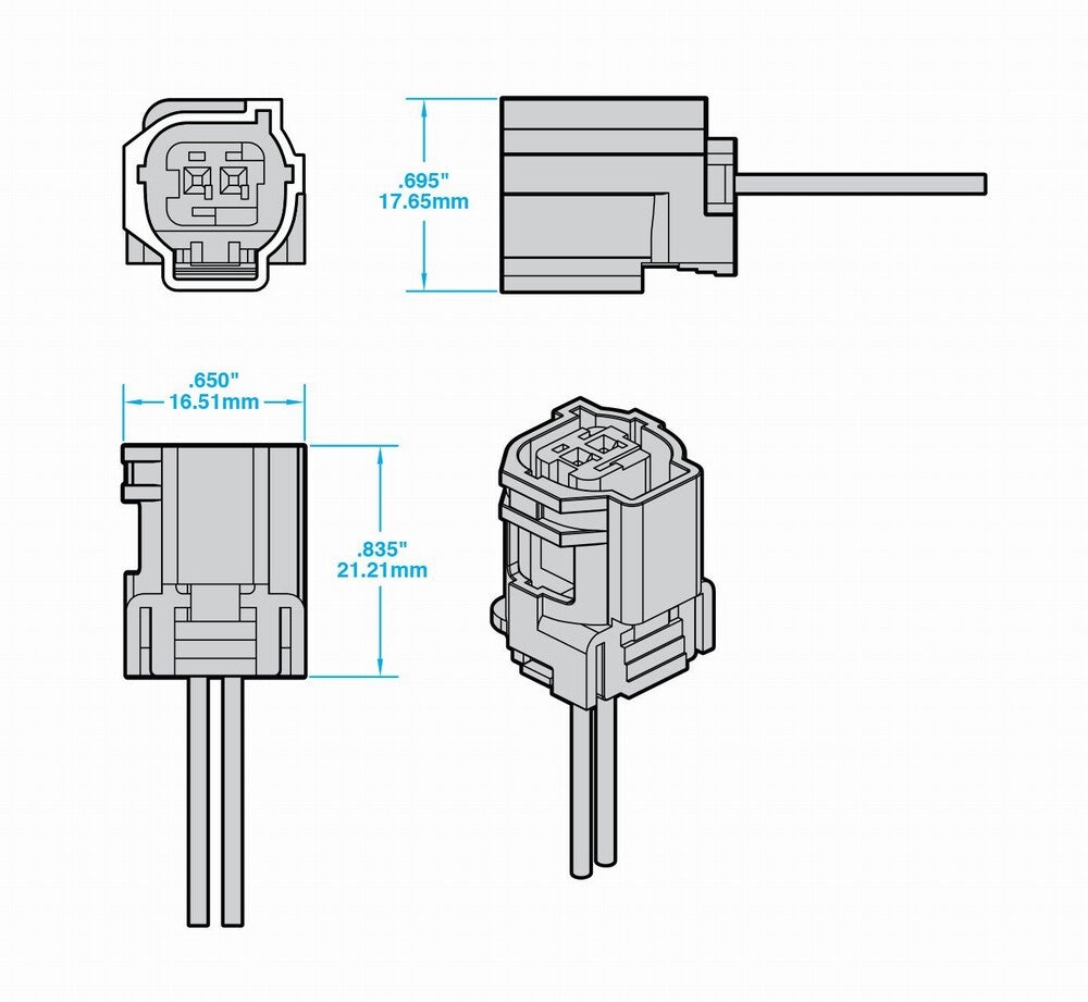 2017 + Yamaha R6 Turn Signal Adapter Plugs / Connectors 2018 2019 2020 2021