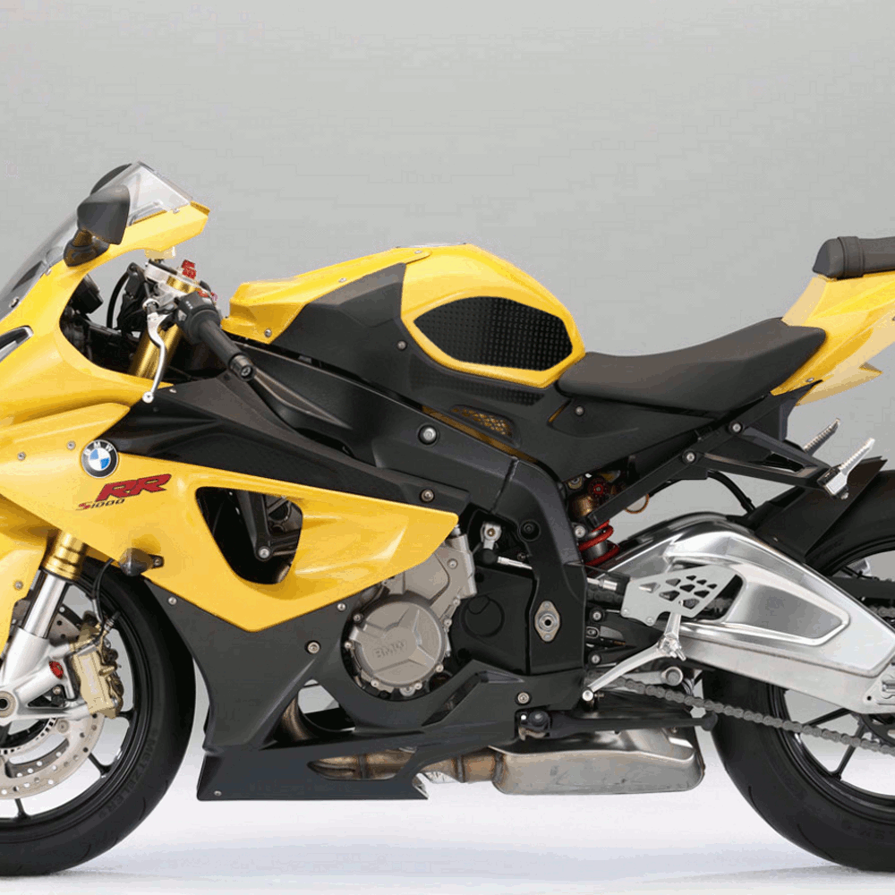 2009 - 2014 BMW S1000RR / HP4 / S1000R - Eazi-Grip Evo Tank Traction Pads - Clear