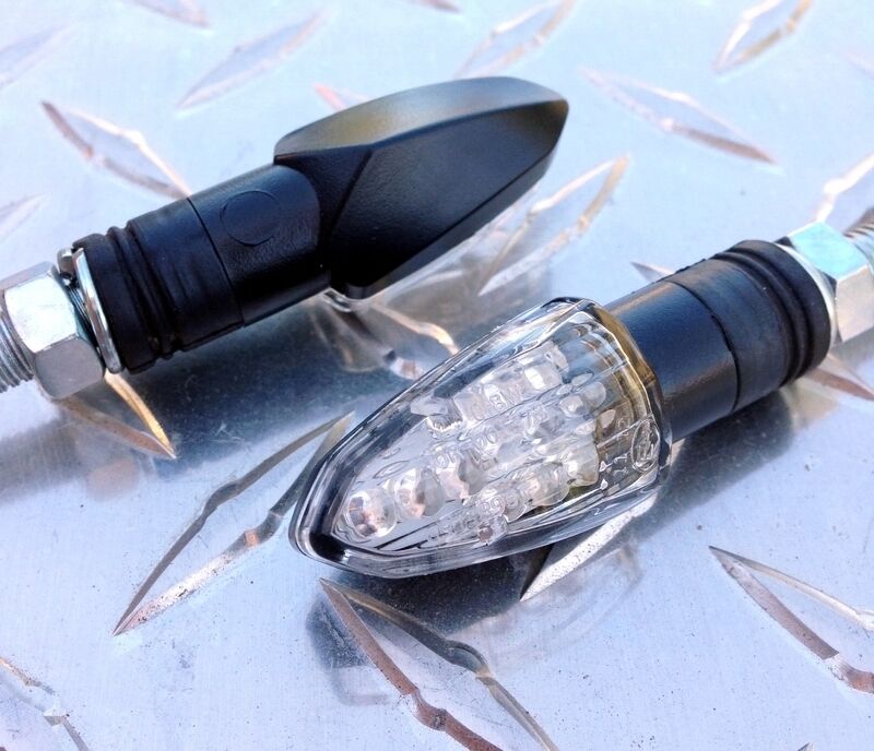 Mini Stalk LED Signals - 675R S1000RR 1000RR 899 959 1199 1299 RSV4R F4 H2 RC8