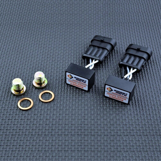 Euro5 O2 Sensor Eliminator Kit - Aprilia 2019 - 2020 RSV4 1100 Oxygen Lambda Delete