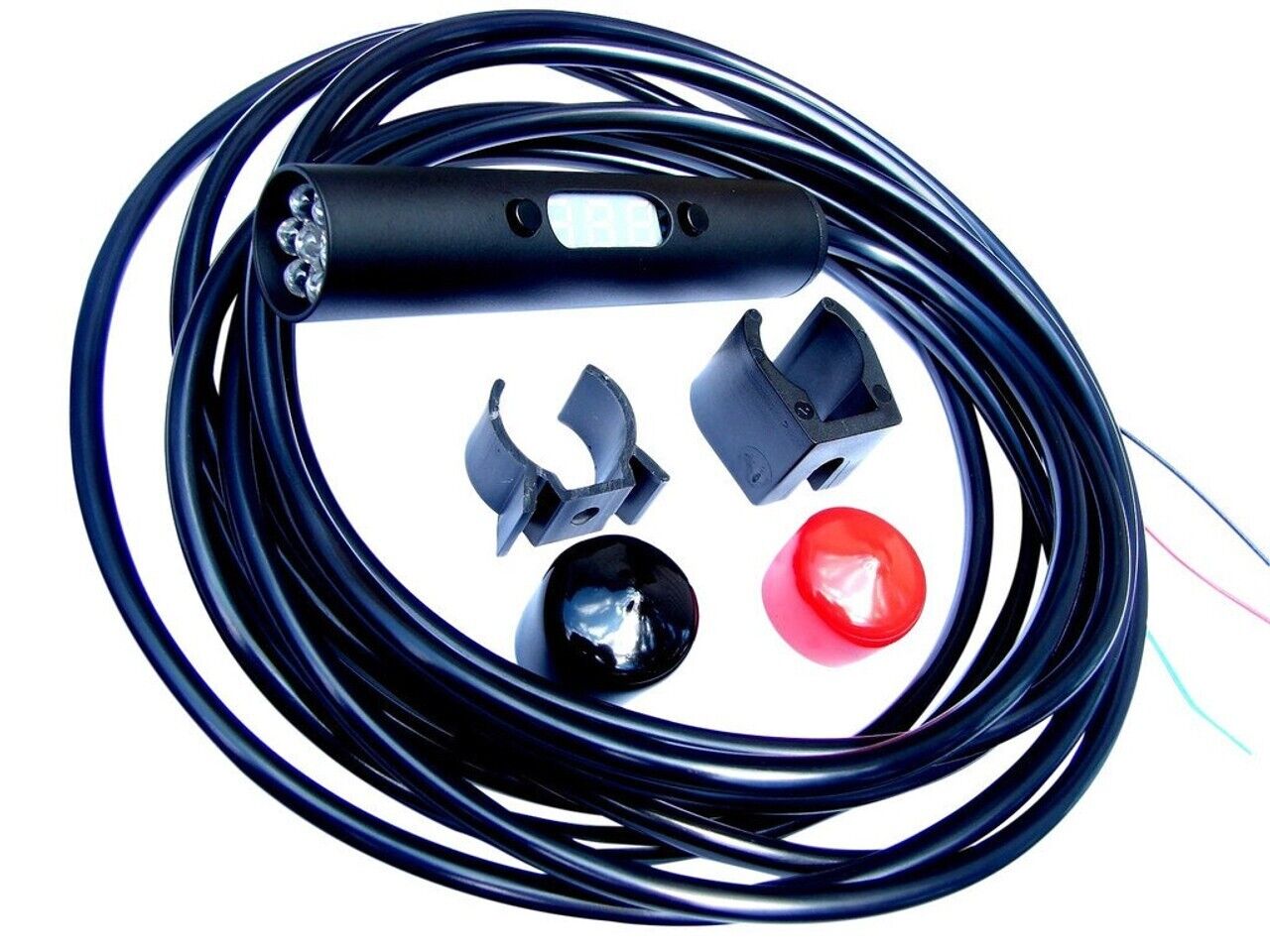 RED Raptor LED Shift Light R1 GSXR HAYABUSA 1400 ZX10R ZX12 ZX14R CBR RC51 VRod - Red