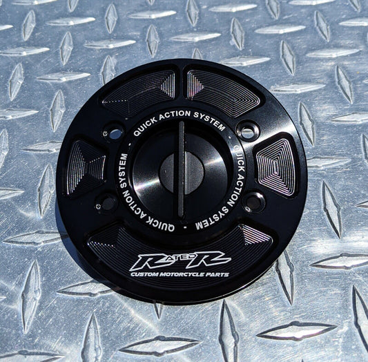 BMW Quick Release Fuel Gas Cap ~ S1000RR S1000R M1000RR M1000R HP4 R1200 K1600 F800 F700 R9T HP2 ~ Black