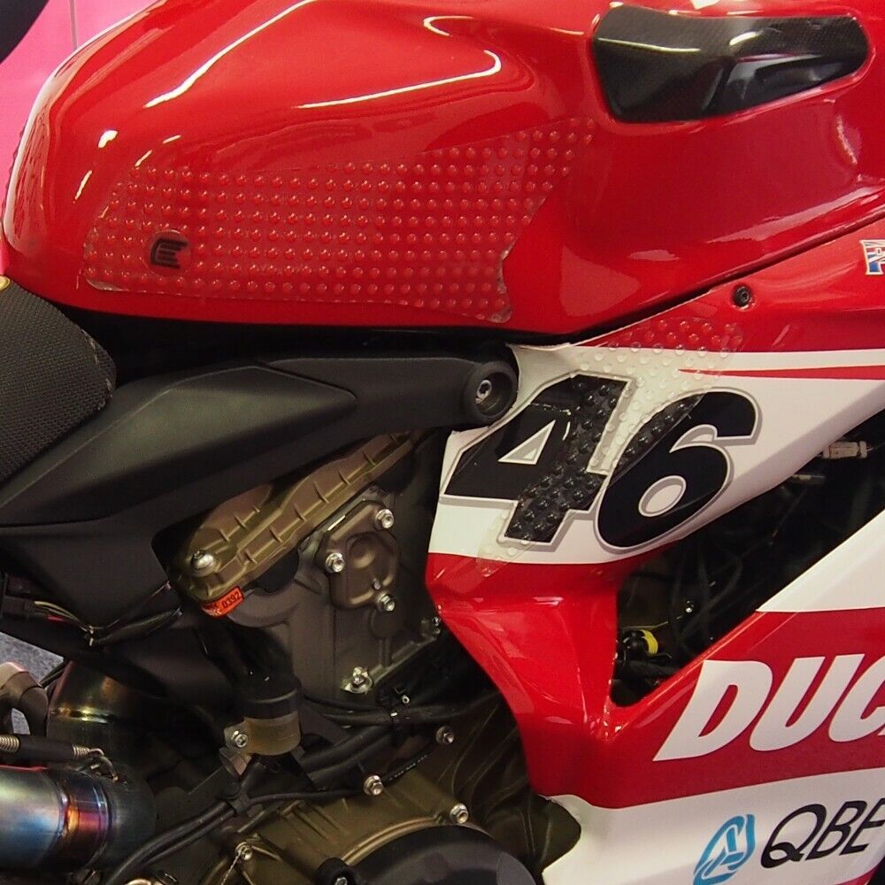 Ducati Panigale - Eazi-Grip Evo Tank Grips Traction Pads 899 959 1199 1299 - Clear
