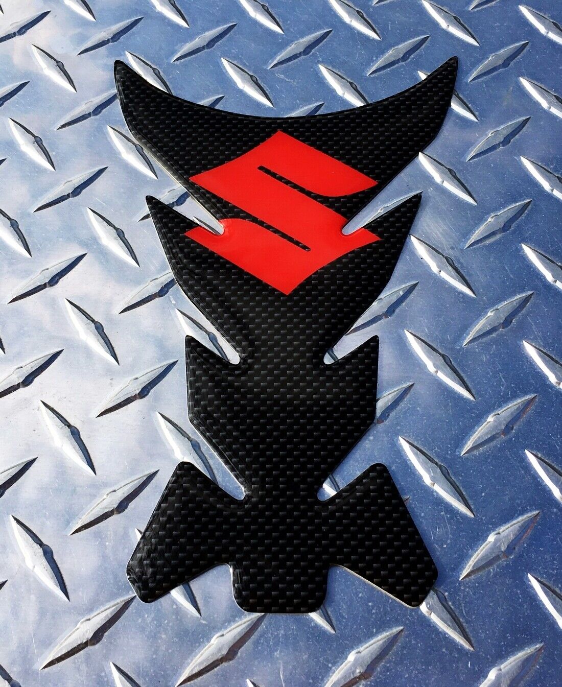 Carbon Look Tank Pad - Suzuki GSXR TL1000 SV650 SV1000 HAYABUSA GSX650F BANDIT GSXS1000