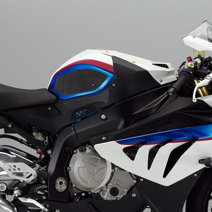 2009 - 2014 BMW S1000RR & HP4 - Eazi-Grip Evo Tank Grips Traction Pads - Black