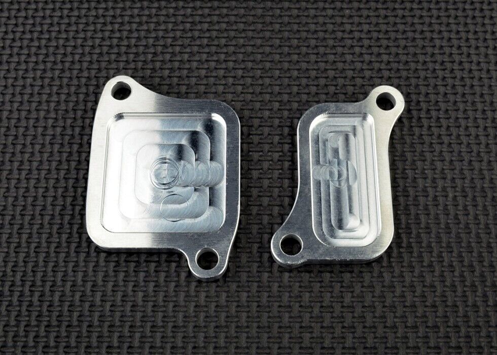 Triumph Street Triple 660 SMOG Block Off Kit Plates PAIR AIS SAS Valve Delete Kit