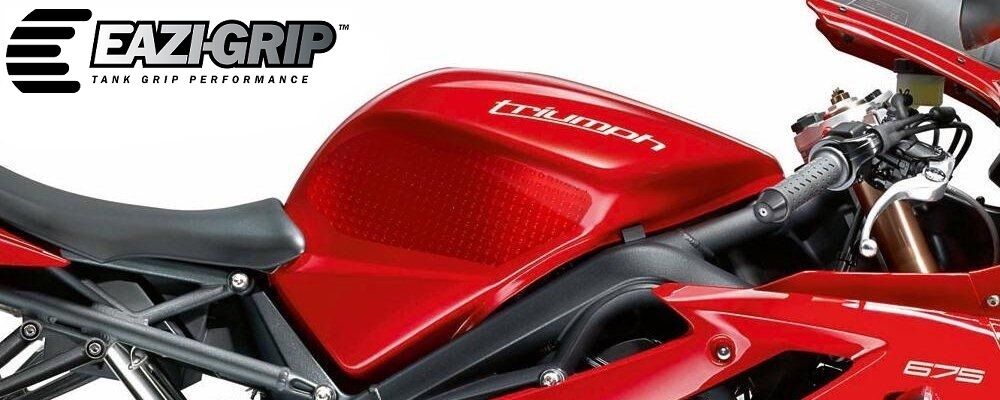 2006 - 2012 Triumph Daytona 675 Eazi-Grip Evo Tank Traction Pads 675R Street Triple / R - Black