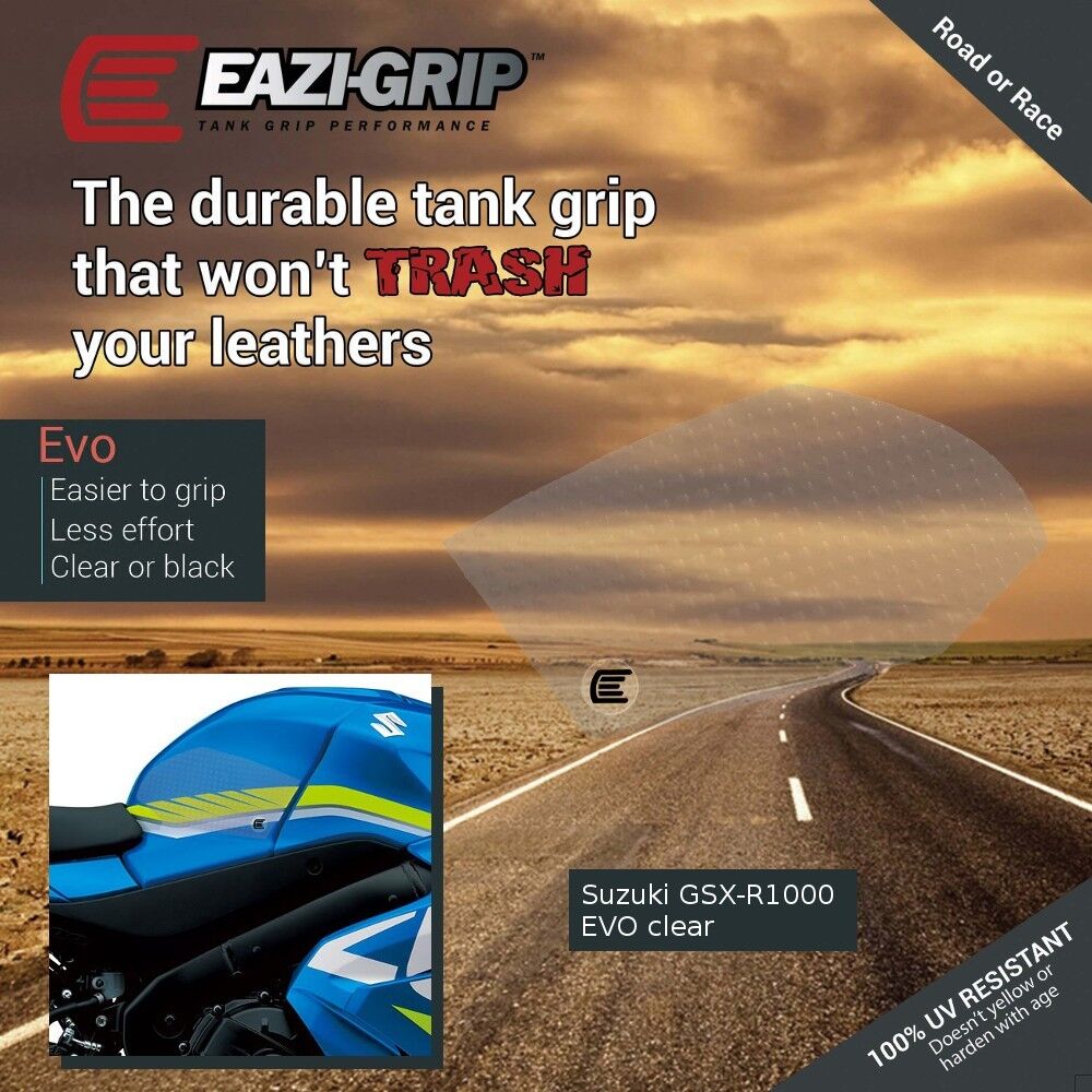 2017 - 2026 GSX-R1000 Eazi-Grip Tank Traction Pads GSX-R 1000R GSXR 1000