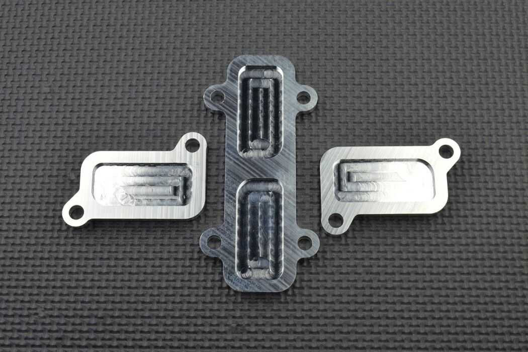 BMW K1200 K1300 S R GT SMOG Block Off Plates PAIR SAS AIS Eliminator Kit K1300S