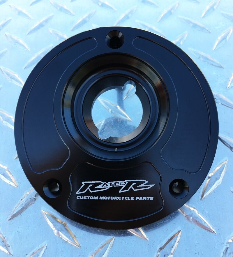 Kawasaki Release Quick Fuel Gas Cap - Z125 650R ER6n ZX6R Z750 Z900RS Z1000 ZX1000 ZX10R ZX14 ZX14R ~ Red