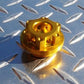 GOLD Yamaha Oil Filler Cap / Plug - R1 R7 R6 R3 FZ1 FZ8 FZ6 XJ6S XSR700 FJR1300 MT03 MT-07 MT-10 Tenere 700 Tracer 7