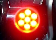 RED Raptor LED Shift Light R1 GSXR HAYABUSA 1400 ZX10R ZX12 ZX14R CBR RC51 VRod - Red