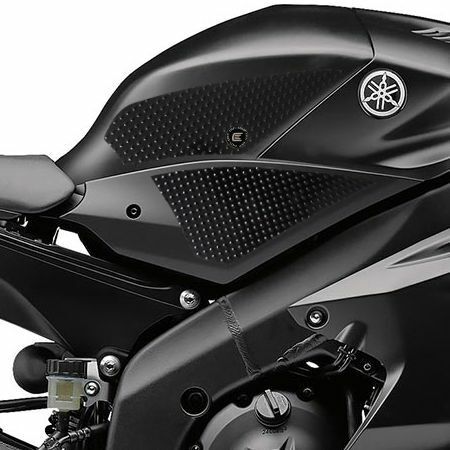 2017 + Yamaha R6 Eazi-Grip Evo Tank Grips Traction Pads - Black