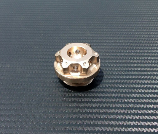 Ti Yamaha Oil Filler Cap / Plug - R1 R7 R6 R3 FZ1 FZ8 FZ6 XJ6S XSR700 FJR1300 MT03 MT-07 MT-10 Tenere 700 Tracer 7