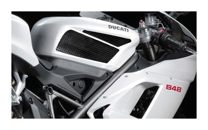 Ducati 848 1098 1198 - Eazi-Grip Evo Tank Grips Traction Pads - 848 STREETFIGHTER EVO - Clear