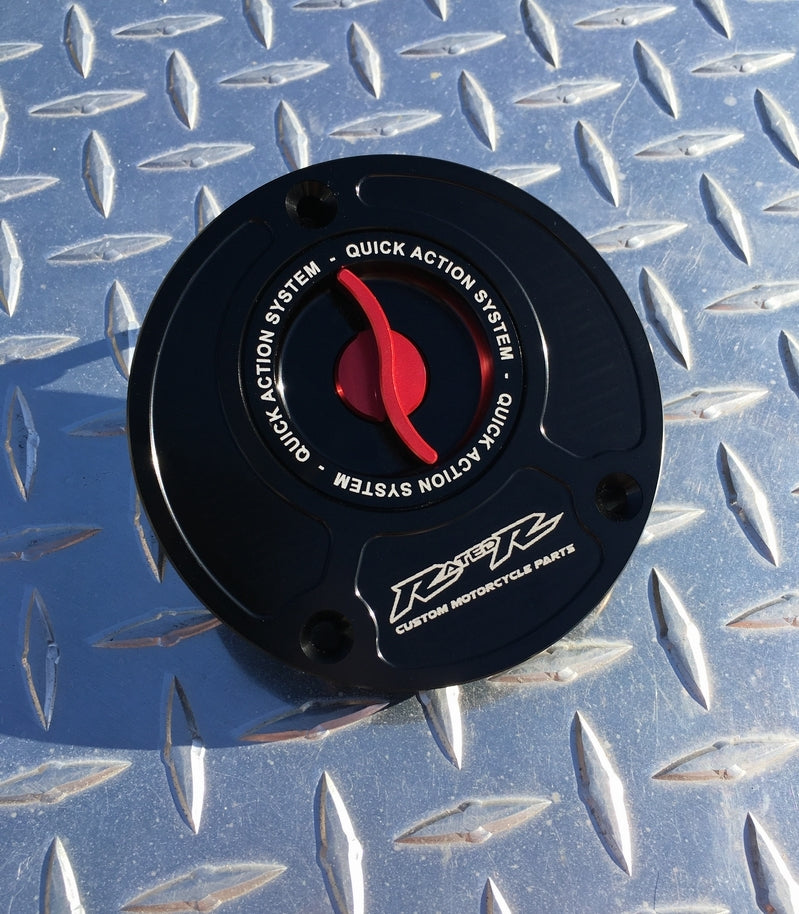 Honda Quick Release Fuel Gas Cap CBR 600RR 900RR 1000RR CB1000R 929 F4 F4i RC51 VTR 1100XX ~ Red