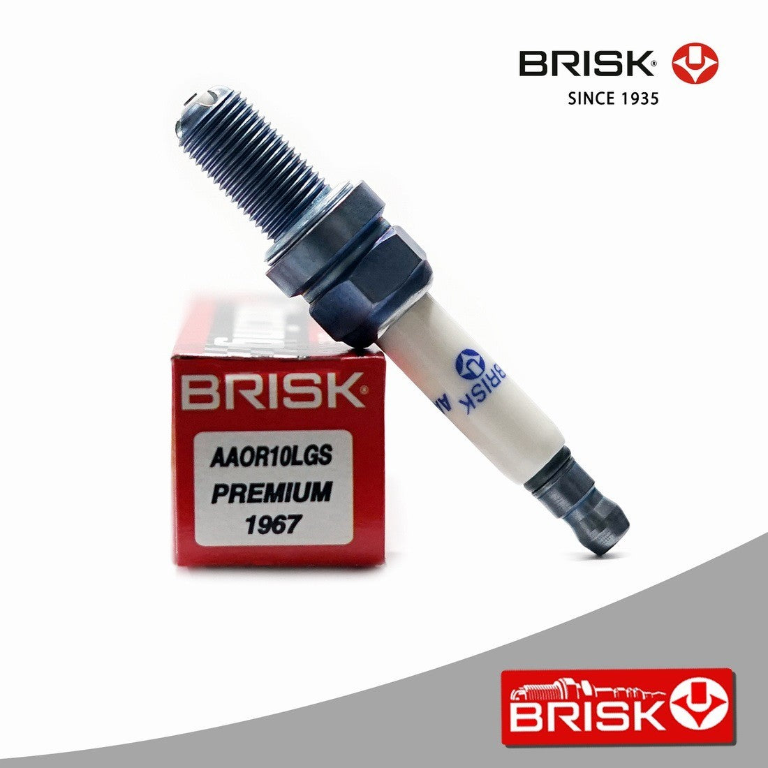 2 x BRISK AAOR10LGS Spark Plugs For Ducati Monster 821 937 1200 / R / S / SP