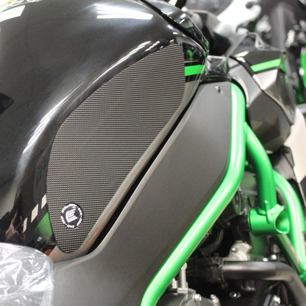Kawasaki H2 / H2R Eazi-Grip PRO Tank Side Traction Pads Grips - Black