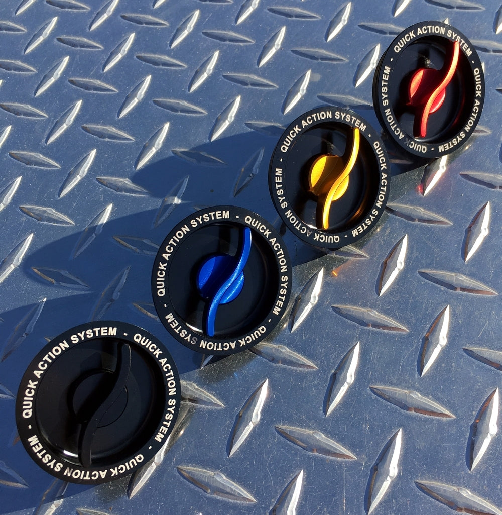 Red Quick Fuel Gas Cap GSXR SV650 SV1000 TL1000R Hayabusa GSF1200 GSX1400 RGV250